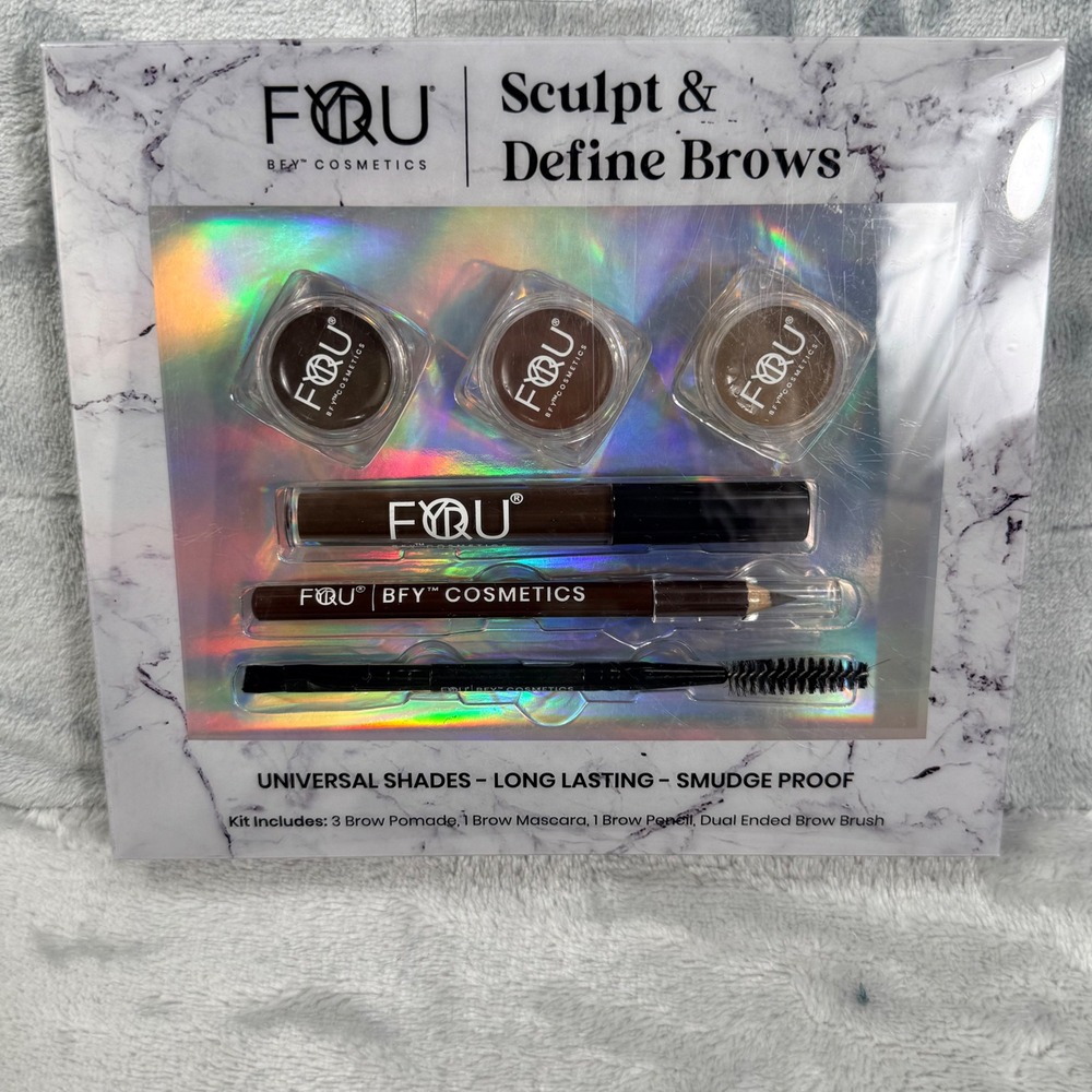 BFY Cosmetics Sculpt & Define Brows Kit Universal Shades Pomade Mascara Pencil